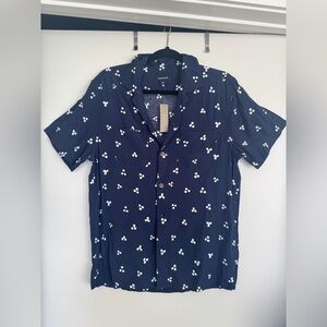 J Crew Short Sleeve Viscose Shirt